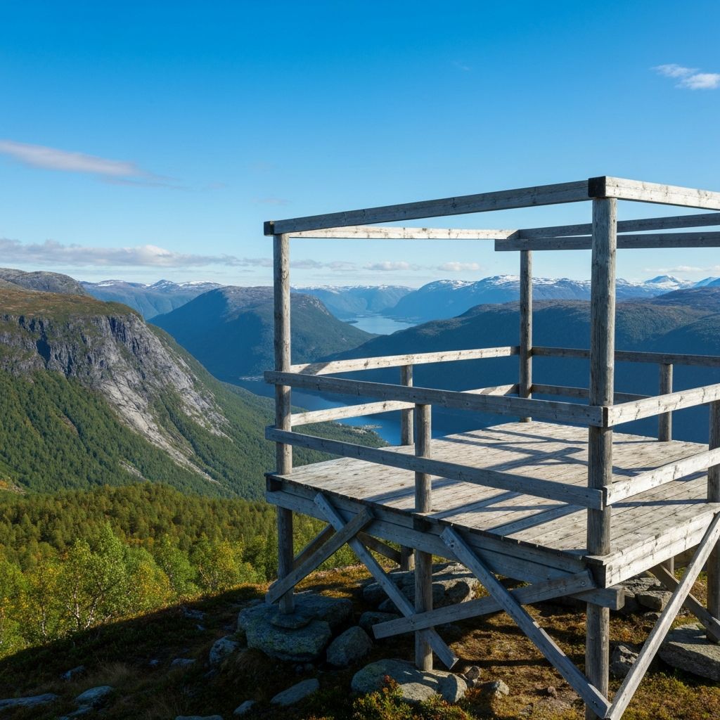 Utsikten utsiktsplattform